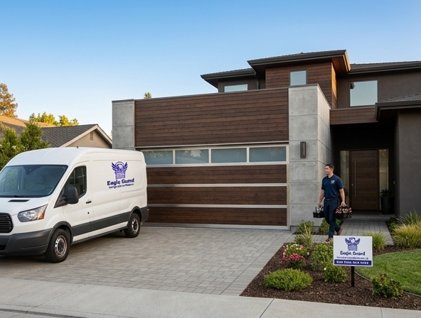 Custom Wood and Glass Garage Doors in Milpitas